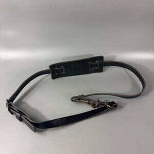 Go Forth Goods Black Leather Adjustable Strap